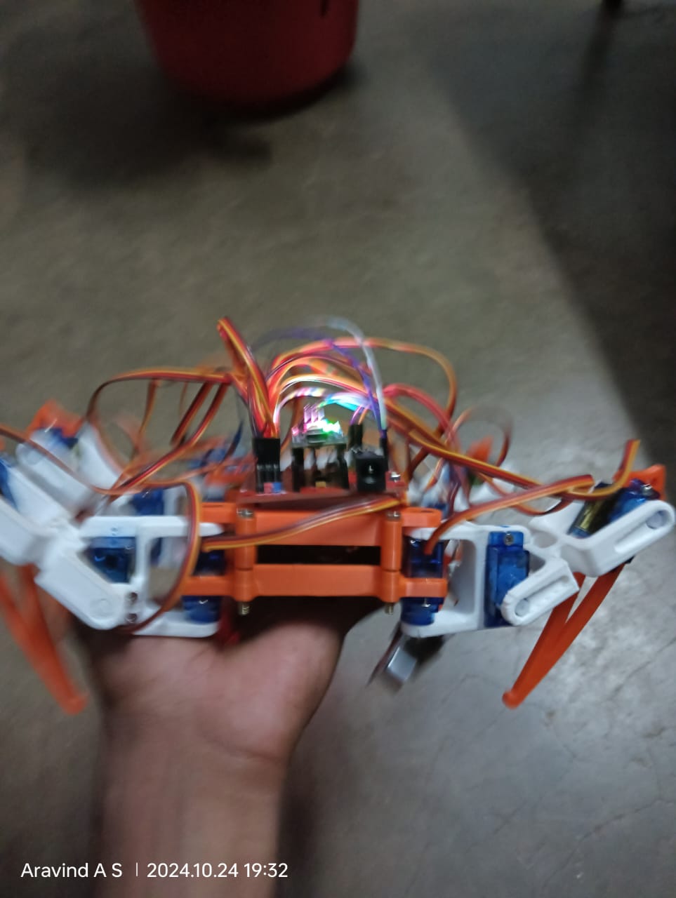 Four-Legged Spider Robot